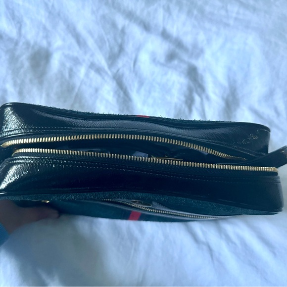 Gucci Ophidia Crossbody in navy blue - Picture 2 of 13